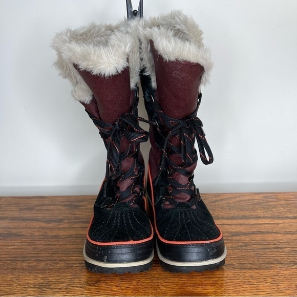 SOREL Tivoli II Waterproof High Boots in Madder Brown Size 6 - Picture 3 of 8